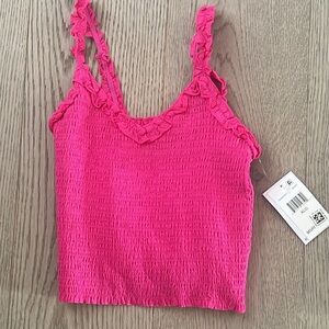 Girls xl pink crop top